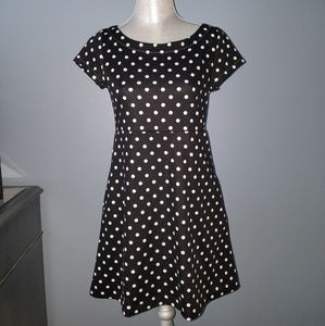 Black and White Polka Dot Dress